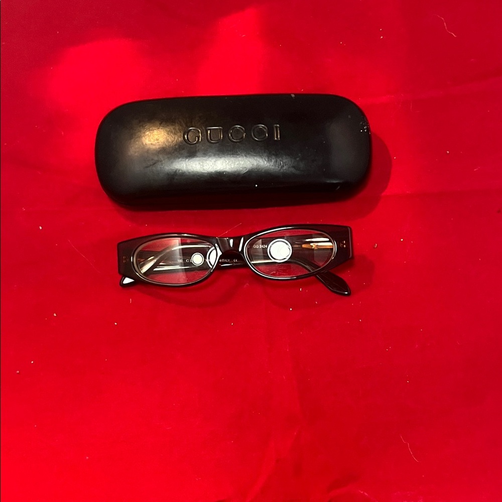 Gucci Black Eyewear with Case
